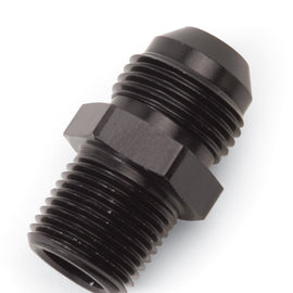 Russell Performance -6 AN to 1/4in NPT Straight Flare to Pipe (Black)