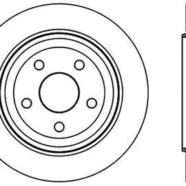 StopTech Slotted Sport Brake Rotor 11-17 Jeep Grand Cherokee (Excludes SRT8)