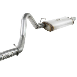 aFe MACHForce XP Exhausts Cat-Back SS-409 EXH Jeep Wrangler TJ 97-06 I6-4.0L HT - 2.5 In.