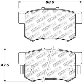 StopTech Street Select Brake Pads - Front/Rear