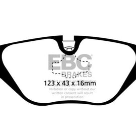 EBC 96-98 BMW Z3 1.9 Redstuff Rear Brake Pads