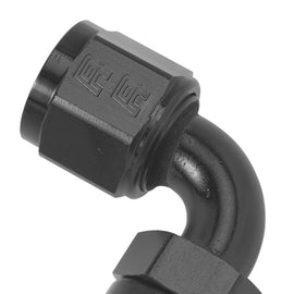 Russell Performance -6 AN Twist-Lok 90 Degree Hose End (Black)