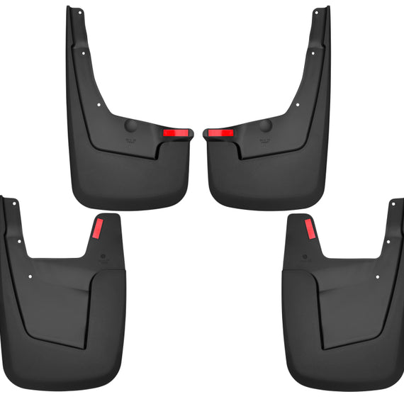 Husky Liners 2019 RAM 1500 w/o OEM Fender Flares Custom-Molded Front & Rear Mud Guards