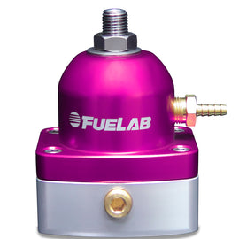 Fuelab 515 EFI Adjustable FPR 25-90 PSI (2) -6AN In (1) -6AN Return - Purple