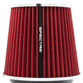 Spectre Adjustable Conical Air Filter 5-1/2in. Tall (Fits 3in. / 3-1/2in. / 4in. Tubes) - Red