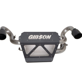 Gibson 20-23 Polaris RZP Pro XP 1000/Turbo R 2.25in Dual Exhaust - Black Ceramic