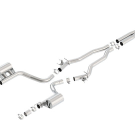 Borla 15-16 Dodge Charger Hellcat 6.2L V8 ATAK Catback Exhaust w/ Valves No Tips Factory Valance