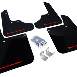 Rally Armor 93-01 Subaru Impreza RS Black UR Mud Flap w/ Red Logo