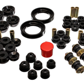 Energy Suspension 90-93 Honda Accord/Odyssey Black Hyper-Flex Master Bushing Set