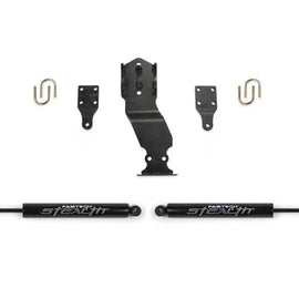 Fabtech 17-20 Ford Superduty 4WD Stealth Dual Steering Stabilizer Kit