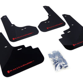 Rally Armor 05-09 Subaru Legacy / Outback Black UR Mud Flap w/Red Logo