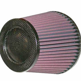 K&N Cone Filter 5in ID 6.5in base 4.5in top 5.625in height carbon fiber look