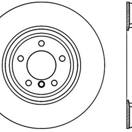 StopTech 07-09 BMW 335 (E90/E92/E93) Slotted & Drilled Left Front Rotor