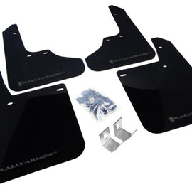 Rally Armor 93-01 Subaru Impreza RS Black UR Mud Flap w/ Grey Logo