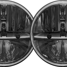 Rigid Industries 7in Round Headlights w/ H13 to H4 Adaptors - Set of 2