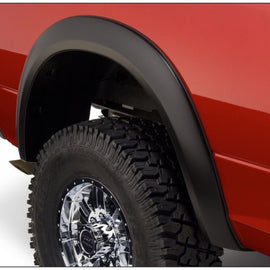 Bushwacker 10-18 Dodge Ram 2500 Fleetside Extend-A-Fender Style Flares 2pc - Black