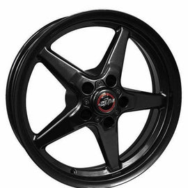 Race Star 92 Drag Star Bracket Racer 18x5 5x115BC 2.00BS Gloss Black Wheel
