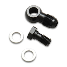 Vibrant -6AN Male Banjo Fitting 12mm x 1.25 Metric Aluminum + 2 Washers