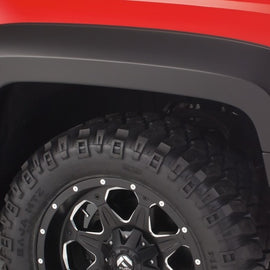 Bushwacker 15-18 Chevy Silverado 2500 HD Extend-A-Fender Style Flares 2pc - Black