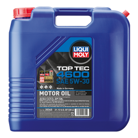 LIQUI MOLY 20L Top Tec 4600 Motor Oil SAE 5W30