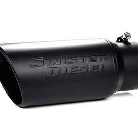 Sinister Diesel Universal Black Ceramic Coated Stainless Steel Exhaust Tip (4in to 5in)