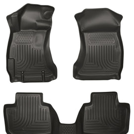 Husky Liners 10-12 Subaru Legacy/Outback WeatherBeater Combo Black Floor Liners