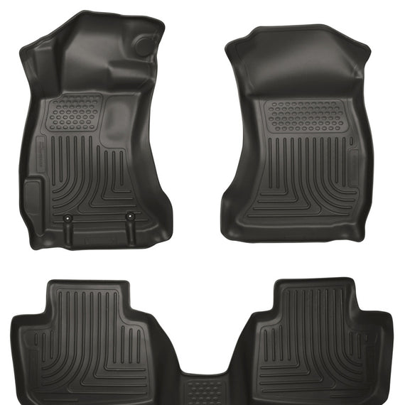 Husky Liners 10-12 Subaru Legacy/Outback WeatherBeater Combo Black Floor Liners