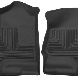 Husky Liners 14 Chevrolet Silverado 1500 / GMC Sierra 1500 X-Act Contour Black Front Floor Liners