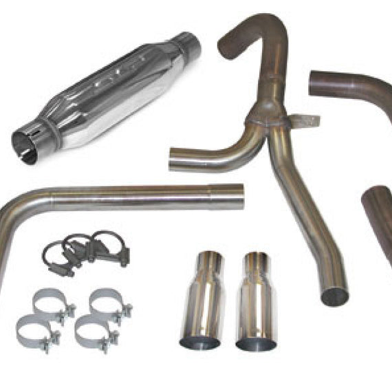 SLP 1998=2002 Chevrolet Camaro LS1 LoudMouth Cat-Back Exhaust System w/ 3.5in Slash Cut Tips