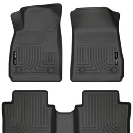 Husky Liners 14 Chevrolet Impala Weatherbeater Black Front & 2nd Seat Floor Liners