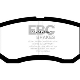 EBC 05-17 Subaru Legacy Ultimax2 Replacement Front Brake Pads