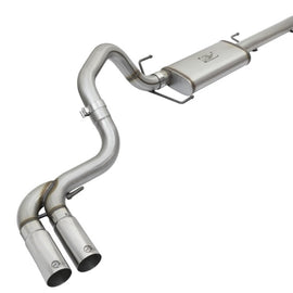 aFe Rebel Series 3in Stainless Steel Cat-Back Exhaust System w/Polished Tips 07-14 Toyota FJ Cruiser