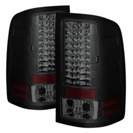 Spyder GMC Sierra 07-13 (Not 3500 Dually 4 Rear Wheels)LED Tail Lights Blk Smke ALT-YD-GS07-LED-BSM