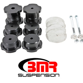 BMR 16-17 6th Gen Camaro Rear Cradle Bushing Kit (Delrin) - Black