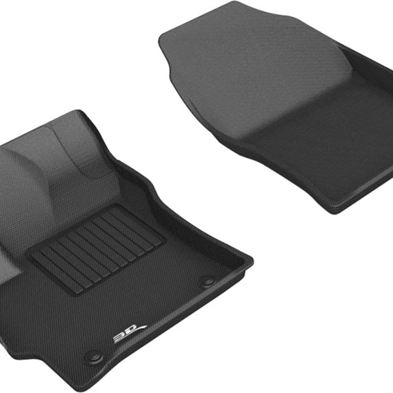 3D MAXpider 2019-2020 Toyota Corolla Hatchback Kagu 1st Row Floormats - Black