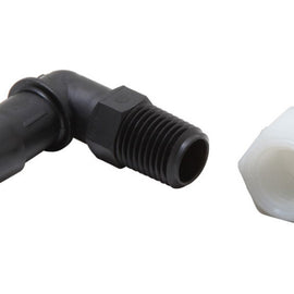 K&N Air Filter Vent Kit - White - 90 Degree Plastic 0.50in Flange 1.75in H 1.75in L