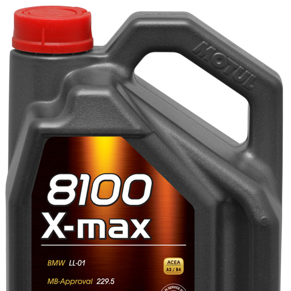 Motul 5L Synthetic Engine Oil 8100 0W40 X-MAX - Porsche A40