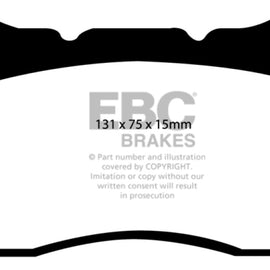 EBC 04-08 Acura TL 3.2 (Manual)(Brembo) Greenstuff Front Brake Pads