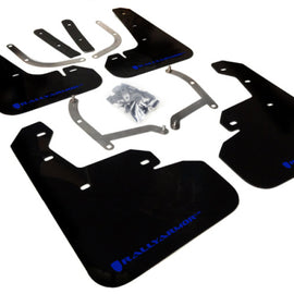 Rally Armor 17-23 Subaru Impreza 4D/5D Black UR Mud Flap w/Blue Logo