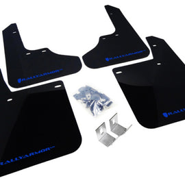 Rally Armor 93-01 Subaru Impreza RS Black UR Mud Flap w/ Blue Logo