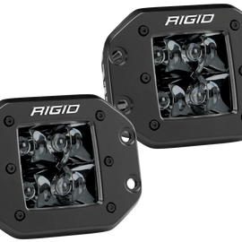 Rigid Industries D2 - Midnight Edition Flush Mount Spot Lights