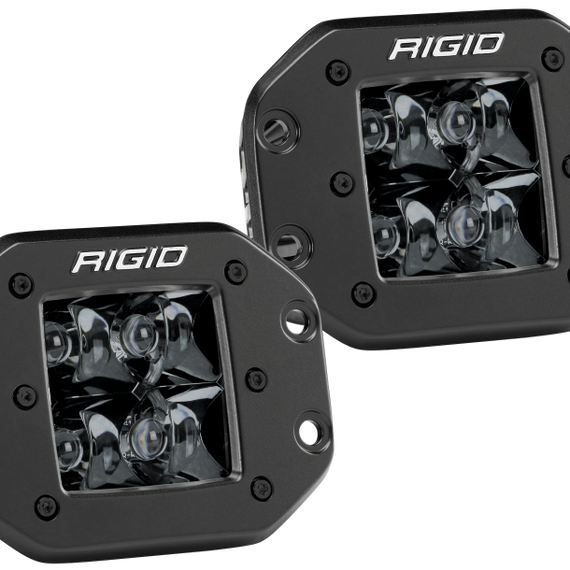 Rigid Industries D2 - Midnight Edition Flush Mount Spot Lights