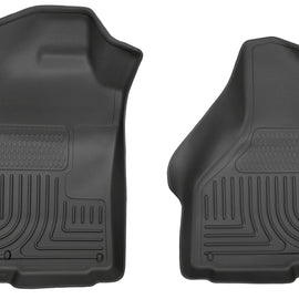 Husky Liners 03-12 Dodge Ram 1500/2500/3500 Series Regular/Quad Cab WeatherBeater Black Floor Liners