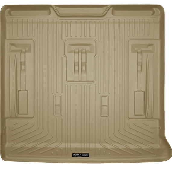 Husky Liners 07-13 GM Escalade/Suburban/Yukon WeatherBeater Tan Rear Cargo Liners