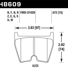 Hawk Performance Ceramic Street Brake Pads