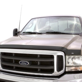 AVS 99-07 Ford F-250 Aeroskin Low Profile Acrylic Hood Shield - Smoke