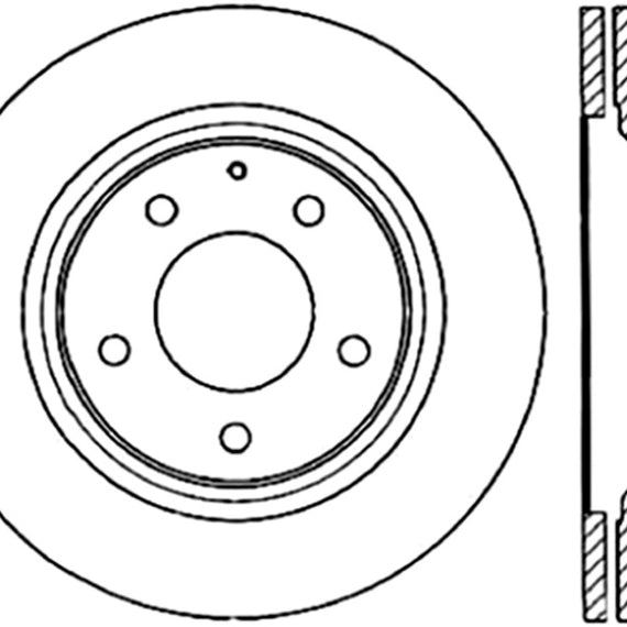 StopTech Slotted & Drilled Sport Brake Rotor