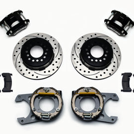 Wilwood D154 P/S Park Brake Kit Drilled Chevy C-10 2.42 Offset 5-lug