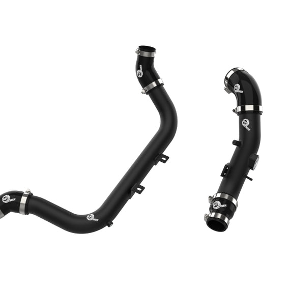 aFe BladeRunner Aluminum Hot and Cold Charge Pipe Kit Black 17-20 Hyundai Elantra GT L4-1.6L (t)