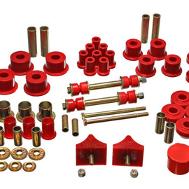 Energy Suspension 66-76 Chrysler A Body - Dart/Demon/Duster/Valiant Red Hyper-flex Master Bushing Se